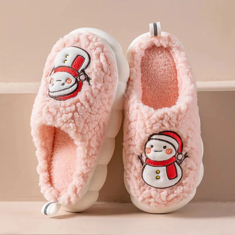 Cute Snowman Slippers Winter - Bellarte Enchanté Cute Snowman Slippers Winter